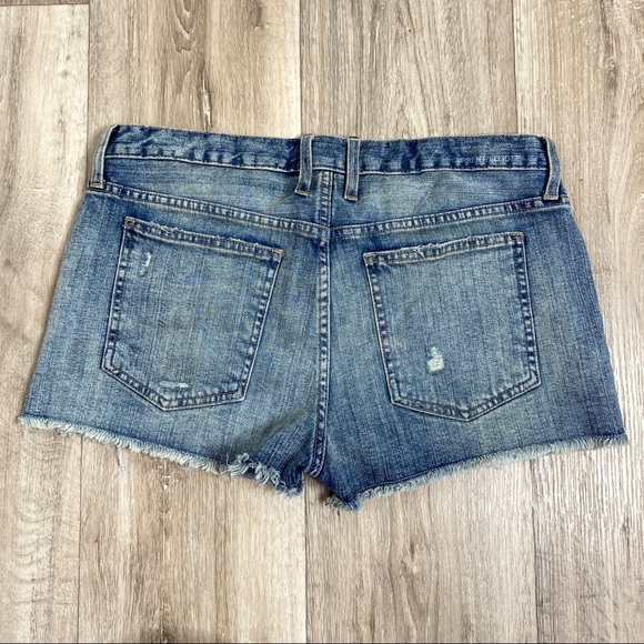 Current Elliot Embroidered Denim Cut Off Shorts Size 27 - Picture 5 of 12